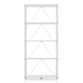 thumbnail image 3 of Quincy 58.2 in. Tall Wood 4-Shelf Modular Shelving Unit With Support Rods, 3 of 14
