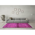 thumbnail image 3 of Ahgly Company Indoor Round Persian Pink Traditional Area Rugs, 5' Round, 3 of 4