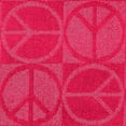 thumbnail image 4 of Garland Rug Large Peace Polypropylene Pink Indoor Area Rug, 5' x 7', 4 of 5