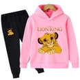 thumbnail image 1 of Conjuntos de sudadera con capucha del Rey León para niños, sudaderas con capucha de moda para niños, pantalones, chándales de 2 uds, traje de ropa para bebés de 4 a 14 años y 90 CM Gao Jinjia LED, 1 of 2