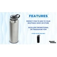 thumbnail image 2 of 6 Stainless Steel Vacuum Water Bottles Set, 41 oz. - Double wall - Silver, 2 of 5