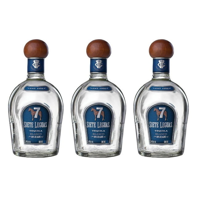 Tequila 7 Leguas 3x2 Blanco 375 ml