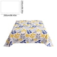 thumbnail image 3 of Polyester Flat Sheet with Floral Pattern, Multicolor, 230 x 250 cm, 1 Piece, Breathable Comfortable Bedding for Double Bed, Easy-Care, 3 of 6