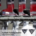 thumbnail image 2 of Carbide Inserts, 10pcs External Turning Inserts Cutting Tools, CNC Lathe Inserts for Lathe Turning Tool Holder Replacement Insert, 2 of 5