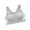 1 Pack-Light Gray, variant on Girls Seamless Crossback Traning Bra for Tween & Teen Soft Light Sport Bras