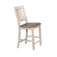 thumbnail image 5 of Topline Home Furnishings Antique White Counter-height 5pc Dining Set, 5 of 5