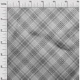 thumbnail image 3 of oneOone Cotton Silk Gray Fabric Check Craft Projects Decor Fabric Printed By The Yard 42 Inch Wide, 3 of 5