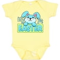 thumbnail image 3 of Inktastic My First Easter Cuddly Blue Bunny Boys or Girls Baby Bodysuit, 3 of 5