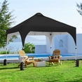 thumbnail image 4 of Yaheetech 8x8 Ft Instant Pop Up Canopy with Roller Bag & Sandbags, Black, 4 of 7