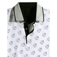 thumbnail image 3 of Hat and Beyond Men's Premium Short Sleeve Printed Polo Shirt with Lightweight Slim Classic Fit, 3 of 7