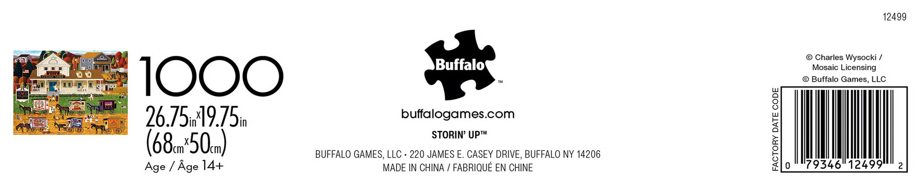 Buffalo Games Silver Select Storin' Up 1000-Piece Interlocking Jigsaw Puzzle for Adults Ages 14+