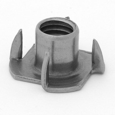 Hafele Single - Metric (M8) T-Nuts for Sofa Legs, Set of 6, Damaged or lost T-Nuts need to be replaced By Hafele America,USA