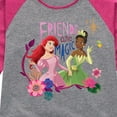 thumbnail image 3 of Disney Princess - Friends Are Magic - Toddler And Youth Girls Raglan Graphic T-Shirt, 3 of 4