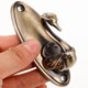thumbnail image 3 of EeaseMX Par de ganchos de amarre para cortinas estilo cisne (bronce), 3 of 7