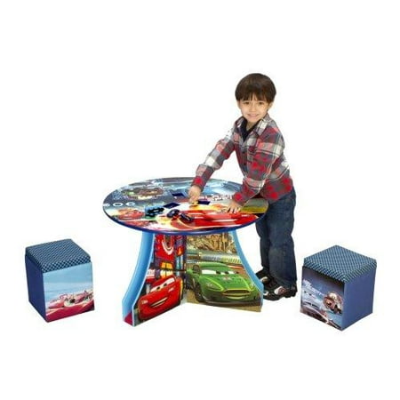 disney pixar cars track table and ottoman