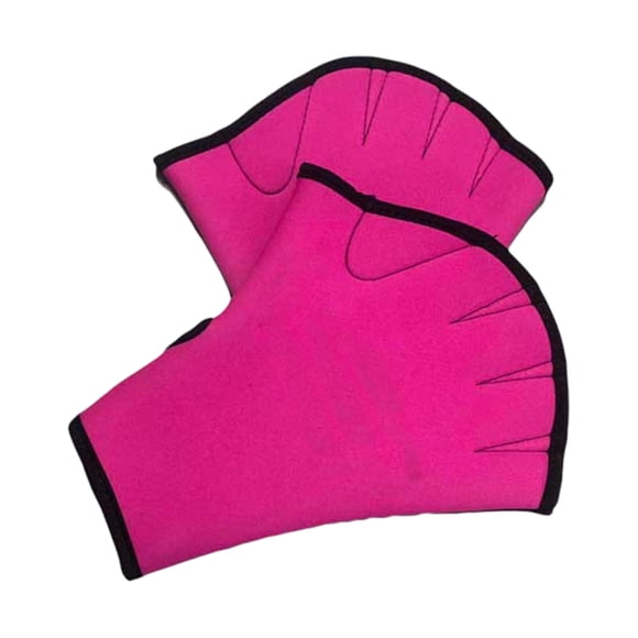 Guantes de natación Naiovety ligeros flexibles y fáciles de usar 2 uds. para mejorar la velocidad de natación y buceo Deportes acuáticos Rosa S
