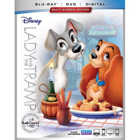 Lady and the Tramp (The Walt Disney Signature Collection) (Blu-ray + DVD + Digital)