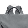 thumbnail image 3 of Stylago Backpack Purses for Women Square Corduroy Computer Bags with Zipper Pouch Crossbody Strap Schoolbag for Travel Work Grey, 3 of 6