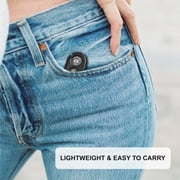 Acuvar Bluetooth Wireless Remote Control Camera Shutter Button for Smartphones:iPhone and Android Cellphones + eCostConnection Microfiber Cloth