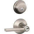 thumbnail image 5 of Schlage FB50NVLAT619 Satin Nickel Single Cylinder Deadbolt & Keyed Entry Latitude Lever, 5 of 5
