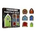 thumbnail image 2 of Liquidation & Promo, Kit de Porte en Bois pour Fenêtre, Poignée de Porte à Trou de Serrure, Design Simple, pour Jardin Maison, Entrée Sécurisée, Style Rustique, Kit Extérieur Maison Hzhnb Juste Sorti / Bois, Vert, 2 of 9
