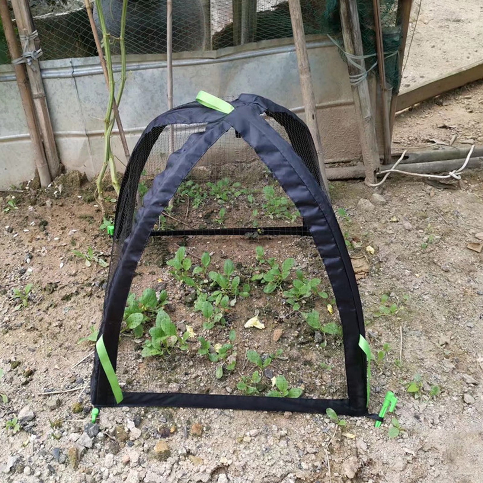22x22 Inch Mesh Plant Cloche Protector - Chicken Wire Garden Cage to Deter Animals, Plant Cover for Vegetables, Fruits & Flower Beds