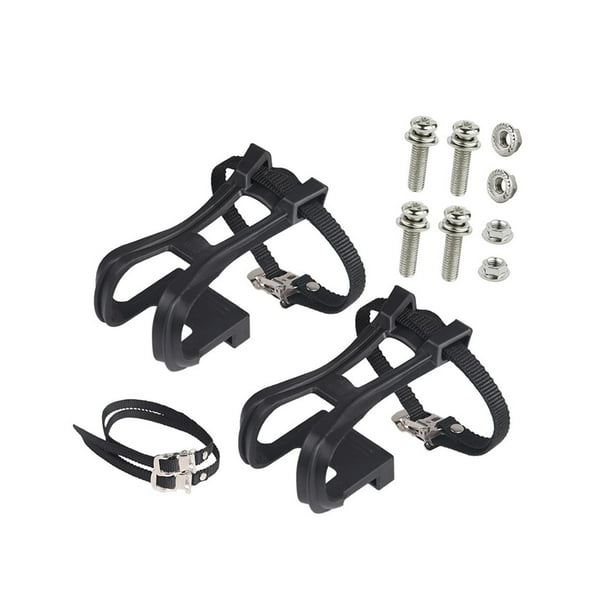 Correas para pedales, correas para pedales de bicicleta, bandas ajustables para reposapiés de piñón fijo, bicicletas 4 correas