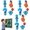 3sets/12pcs, variant on Punctuation Magnets for Classroom, 4-Piece Cartoon Grammar Teaching Aid | Cartoon Magnetic Whiteboard Symbols for Grammar Lessons, Homeschool Practice, Refrigerators, Lockers, and Teacher Supplies