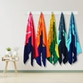 thumbnail image 5 of Oversized Terry Beach Towel 36 x 72 in Soft Extra Large Pool Swim Towels for Adult Women Gift Big Travel Blanket Cruise Must Haves Vacation Accessories Essentials Coconut Tree, 5 of 6