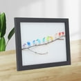 thumbnail image 4 of Photo Frame§sea Glass Birds Picture Frame§picture Frame§sea Glass Picture Frame§photo Picture Frame§black Photo Frame Photo Frame Black Decorative Rugged Multifunctional Sea, 4 of 8