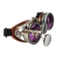 thumbnail image 1 of Funky Steampunk Gafas Props Disfraz gótico Gafas Lupa ocular Moda Mujer Hombre Gafas de sol para disfraces Fiesta de Halloween Violeta Sunnimix Gafas Steampunk, 1 of 8