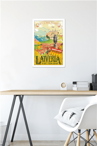 Marvel: Hero Lands - Latveria Wall Poster, 14.725" x 22.375" Framed