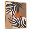 thumbnail image 3 of Designart 'Sun and Moon Shapes In Retro Terracotta Tones III' Modern Framed Canvas Wall Art Print, 3 of 5
