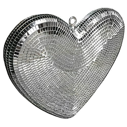 Heart shaped Mirror Ball 14 inch Disco Ball