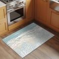 thumbnail image 2 of Area Rug 2 x 3 Ft, Blue Coastal Coral Indoor Accent Bathroom Rugs for Kitchen/Laundry Room, Summer Beach Ocean Abstract Art Washable Non-Slip Runner Floor Mat for Entryway, Living Room, 2 of 8