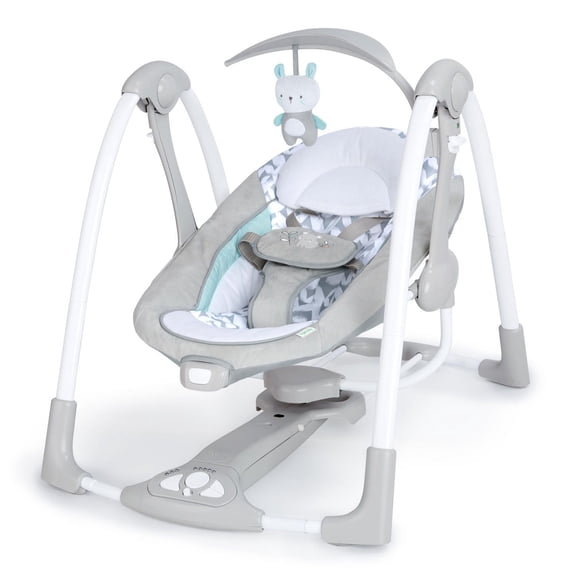 Balançoire Portable ConvertMe Swing-2-Seat d'Ingenuity - Raylan, Groupe d'Âge 0 - 9 Mois; de 3 à 9 kg