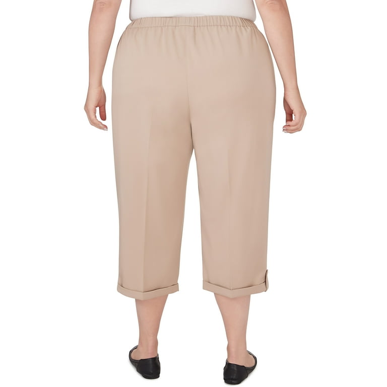 Alfred dunner capris plus size deals