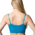 thumbnail image 4 of Coobie Seamless Bras for Women No Underwire Scoopneck Cami Bra 9012,Island Blue,Full Size, 4 of 8