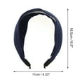 thumbnail image 4 of Unique Bargains 1 Pc Large Wide-side Headband 6.5"x4.33" Blue, 4 of 6