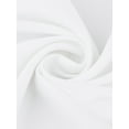 thumbnail image 5 of DARING DIVA Women's Satin Pleated Puff Sleeves Blouses S White, 5 of 6