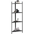 thumbnail image 3 of Sauder Boulevard Cafe 4 Shelf Corner Bookcase in Black, 3 of 9