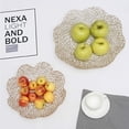 thumbnail image 2 of Gold Vegetable Fruit Bowl For Kitchen Counter, Table Centerpieces For Dining Room And Living Room Decor, Fruit Basket For Kitchen, 2 of 7