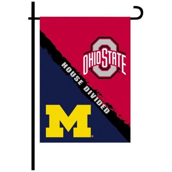 BSI Products 83955 Ncaa Ohio State Buckeyes 2-Sided Garden Flag