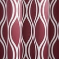 thumbnail image 2 of Exclusive Home Alfie Room Darkening Blackout Grommet Top Curtain Panel Pair, 52"x84", Burgundy, Set of 2, 2 of 8