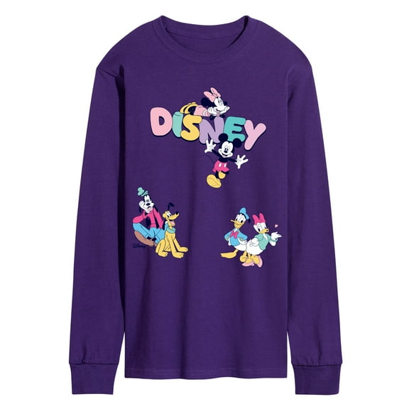Disney - Mickey And Friends - Men's Long Sleeve Graphic T-Shirt