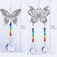 thumbnail image 2 of Atrapasueños de prisma de bola de cristal de mariposa, 2 uds., para decoración de ventanas de jardín y candelabro, 2 of 5