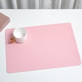 thumbnail image 6 of SouMaox Leather Table Placemats Reversible Double Sided Western Style Heat Insulated Dining Mats Waterproof Wipeable Home Kitchen Decor, 6 of 9