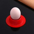 thumbnail image 3 of Egg Holder Set, 4 Pcs Silicone Egg Cups Set Egg Cups Stand for Ki, 3 of 5
