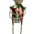 thumbnail image 6 of Plow & Hearth Metal Elf With Yellow Hat Christmas Garden Statue, 6 of 9