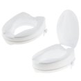 thumbnail image 1 of xinxixnxx Toilet Seat Riser Raised Safety Chair Elongated Lifter Seat Elongated Riser Extender 2 inch, 1 of 9